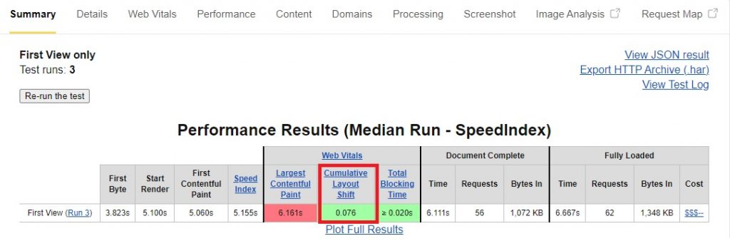Webpage Test