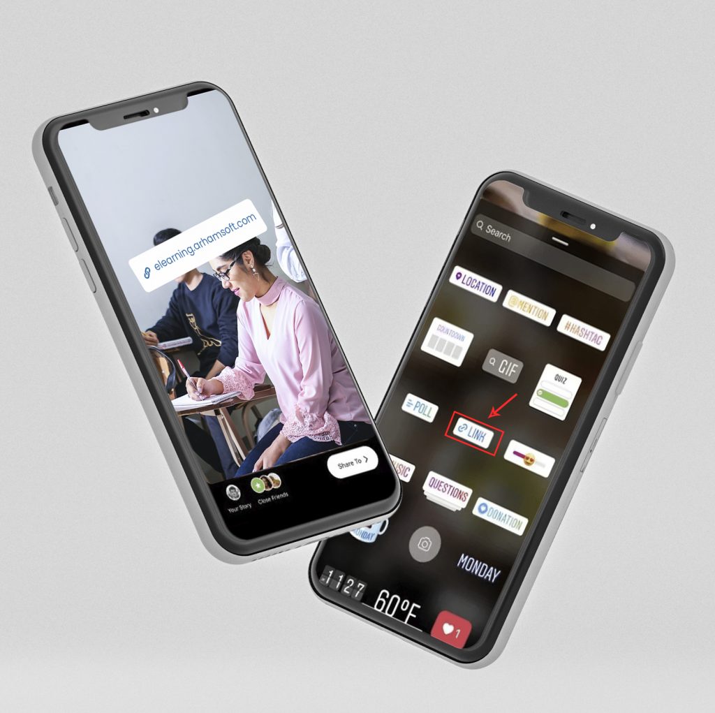 Add Link Stickers