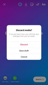 Discard media