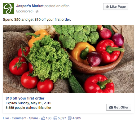 Facebook social media marketing